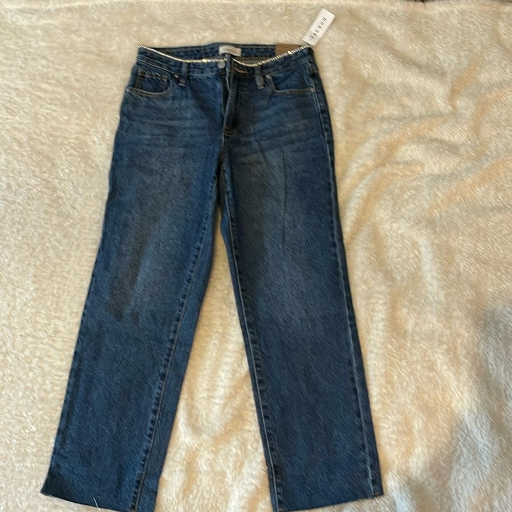 Jeweled waist jeans